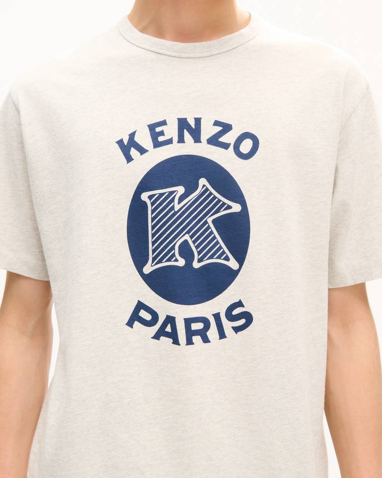  Áo Kenzo Paris Emblem T-shirt 'Pale Gray' 