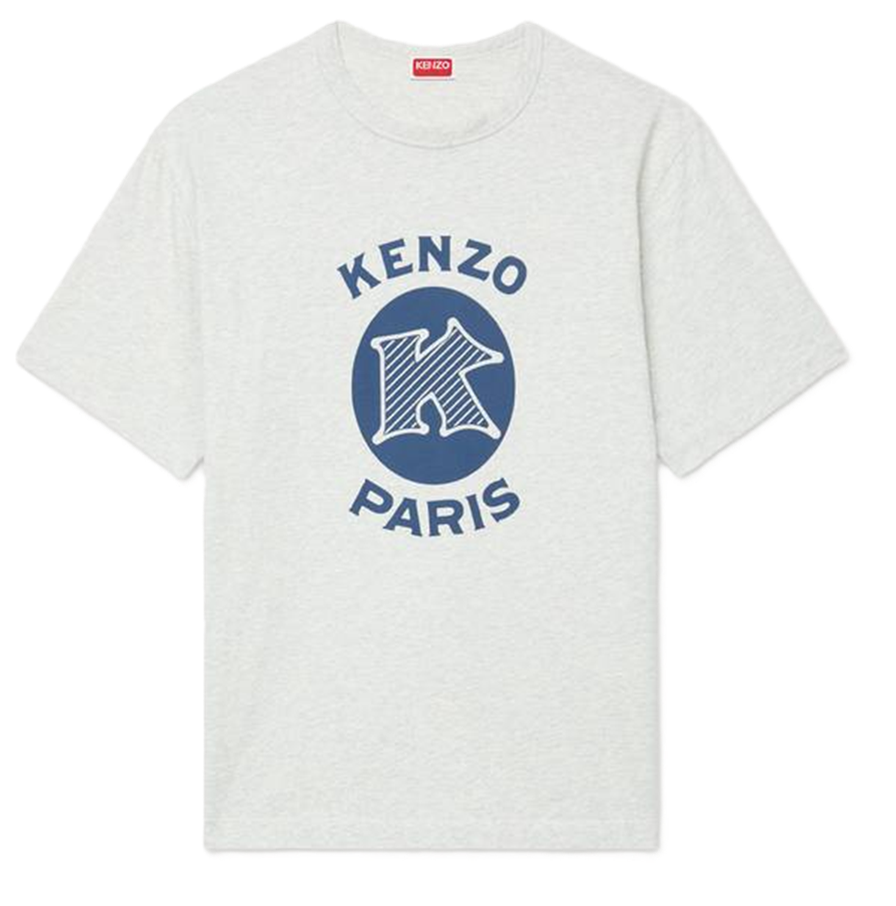  Áo Kenzo Paris Emblem T-shirt 'Pale Gray' 