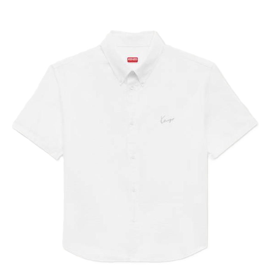  Áo Kenzo Signature Casual Shirt 'White' 