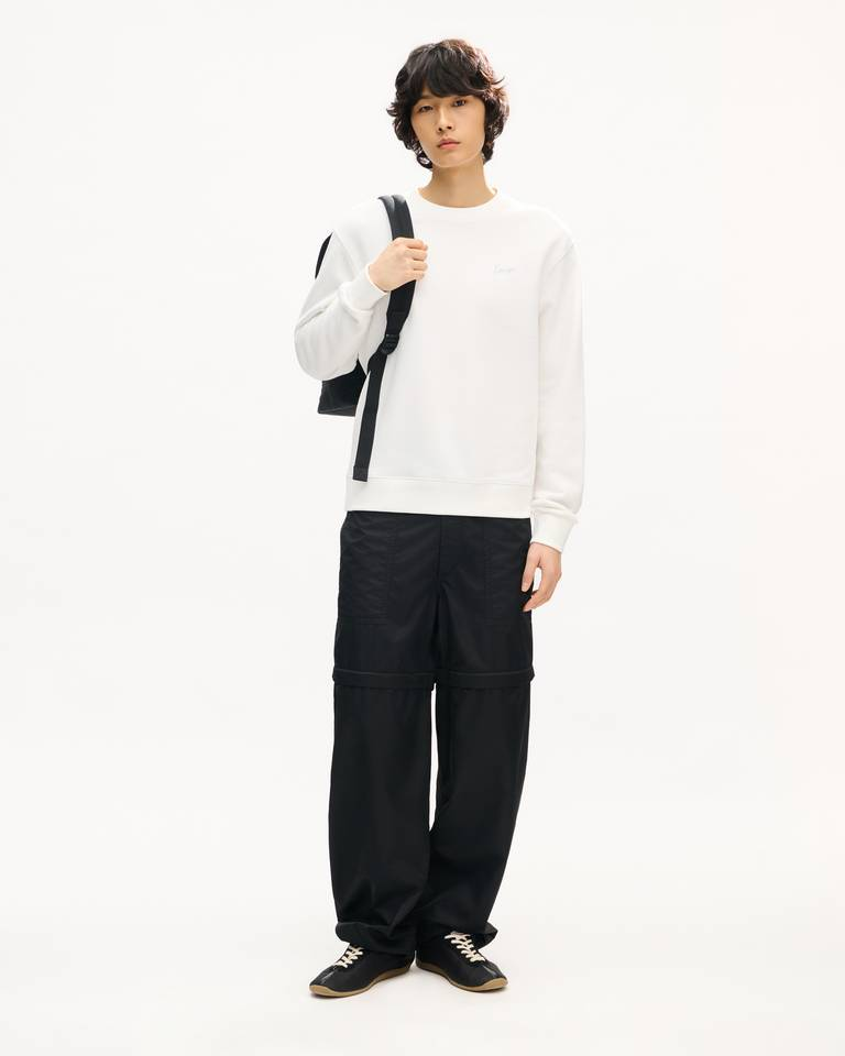  Áo Kenzo Signature Embroidered Sweatshirt 'White' 