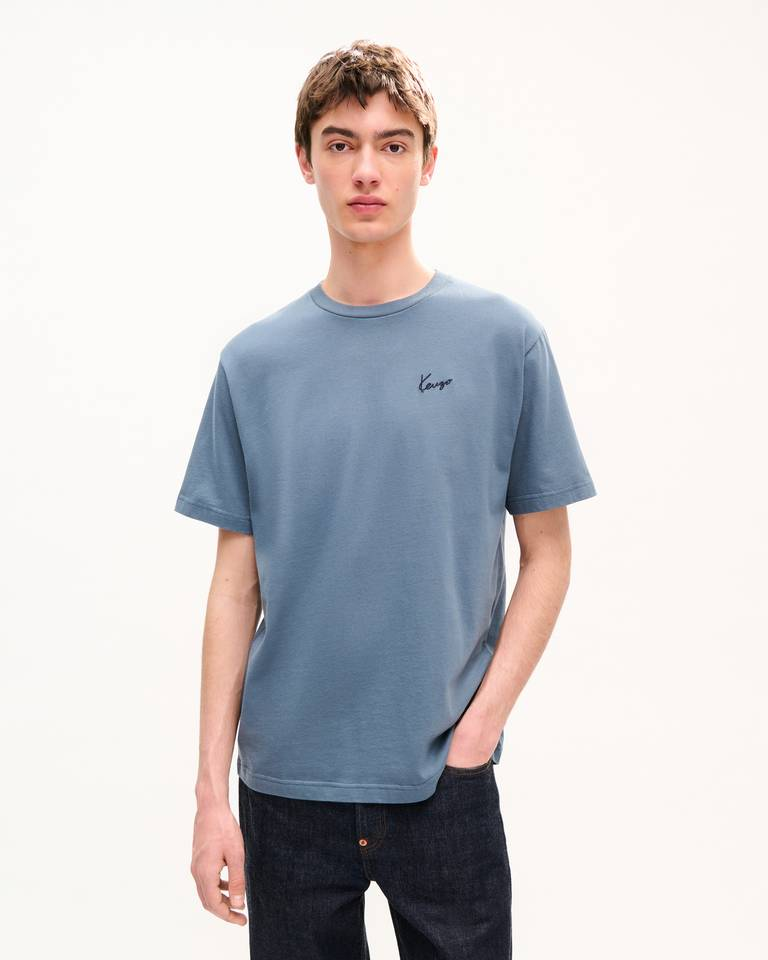  Áo Kenzo Signature Embroidered T-shirt 'Anthracite' 