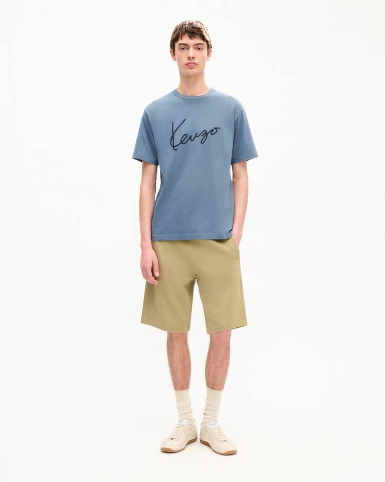  Áo Kenzo Signature Embroidered T-shirt 'Anthracite' 