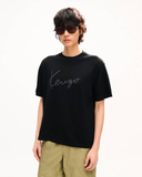  Áo Kenzo Signature Embroidered T-shirt 'Black' 