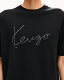  Áo Kenzo Signature Embroidered T-shirt 'Black' 
