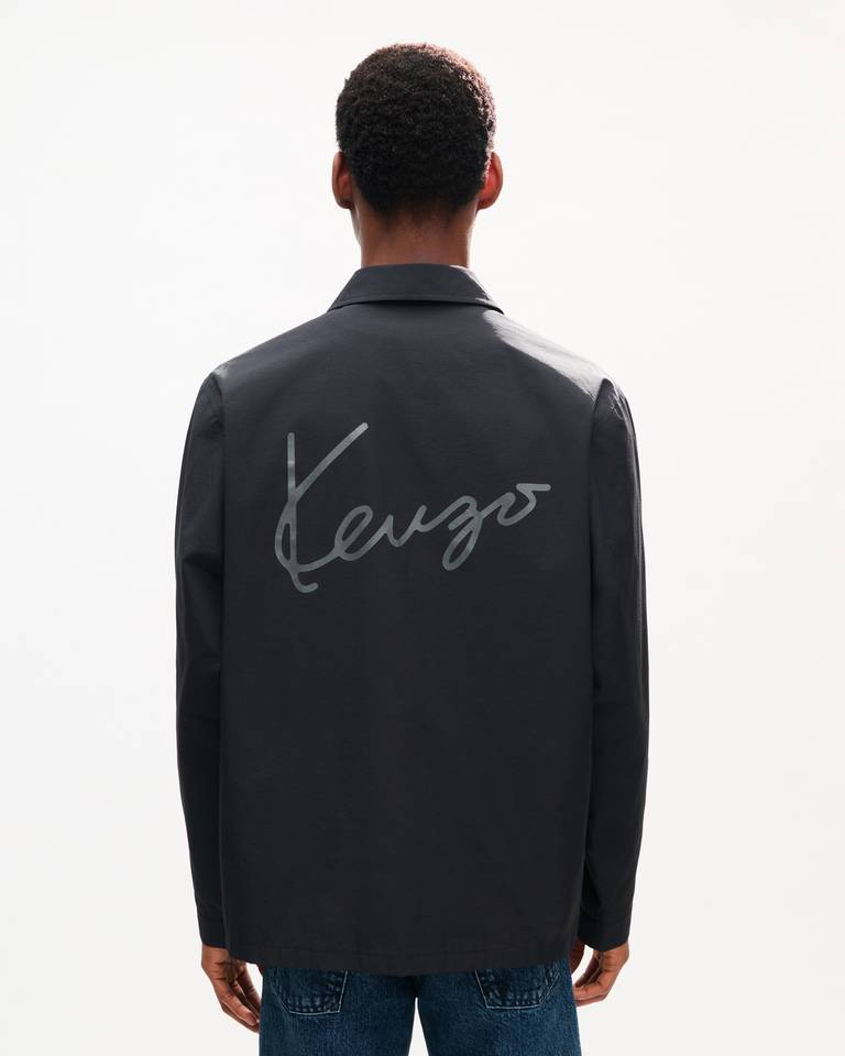  Áo Kenzo Signature Light Coach Jacket 'Black' 