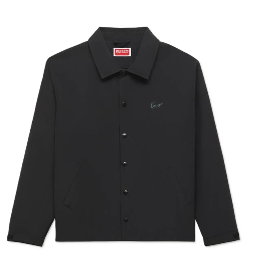 Áo Kenzo Signature Light Coach Jacket 'Black' 