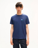  Áo Kenzo Tulip Embroidered Slim T-shirt 'Blue' 