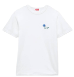  Áo Kenzo Tulip Embroidered Slim T-shirt 'White' 
