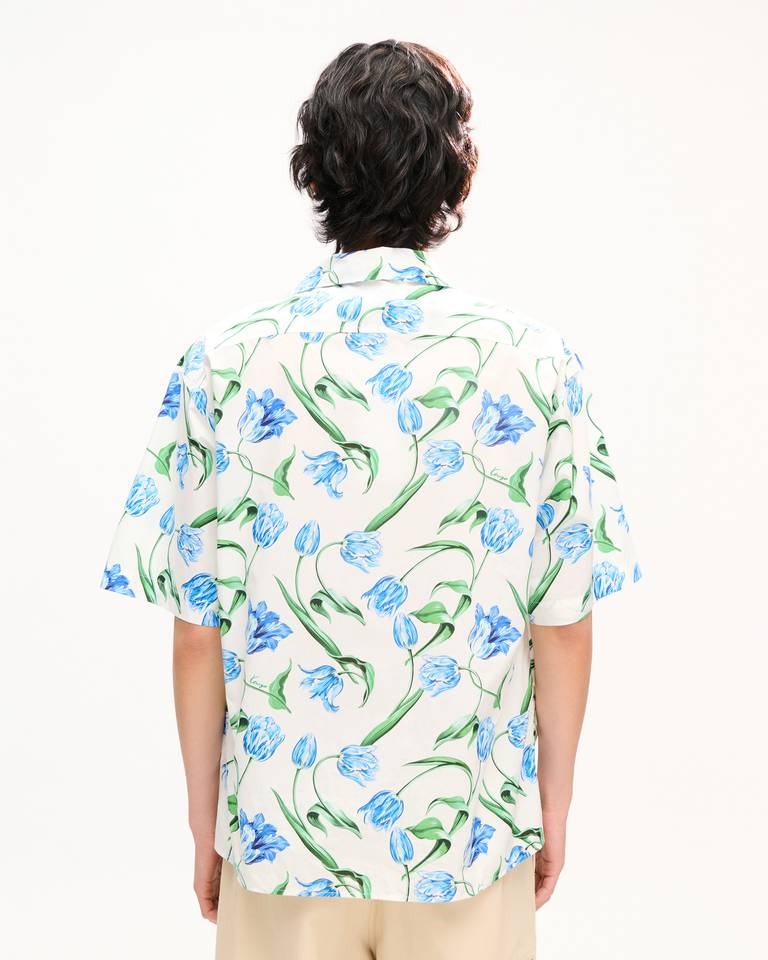  Áo Kenzo Tulip Hawaiian Shirt 'White' 
