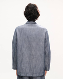  Áo Kenzo Tulip Light Workwear Jacket 'Blue Black' 