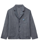  Áo Kenzo Tulip Light Workwear Jacket 'Blue Black' 
