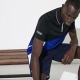  Áo Lacoste Polo Sport Ultra Dry Pique 'Black Blue' 