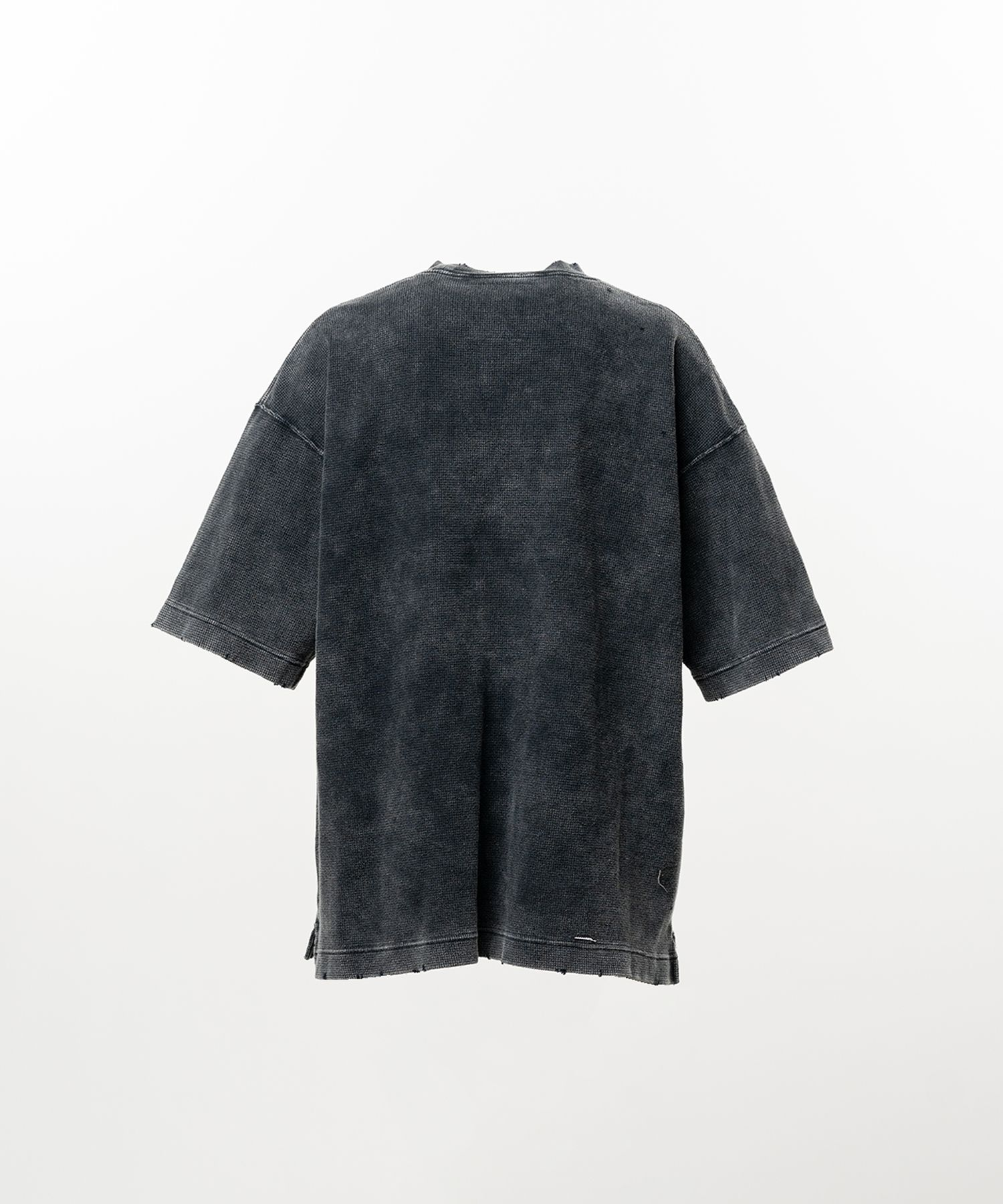  Áo Maison Mihara Yasuhiro Bleached Thermal T-shirt 'Black' 