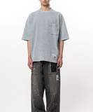  Áo Maison Mihara Yasuhiro Bleached Thermal T-shirt 'Grey' 