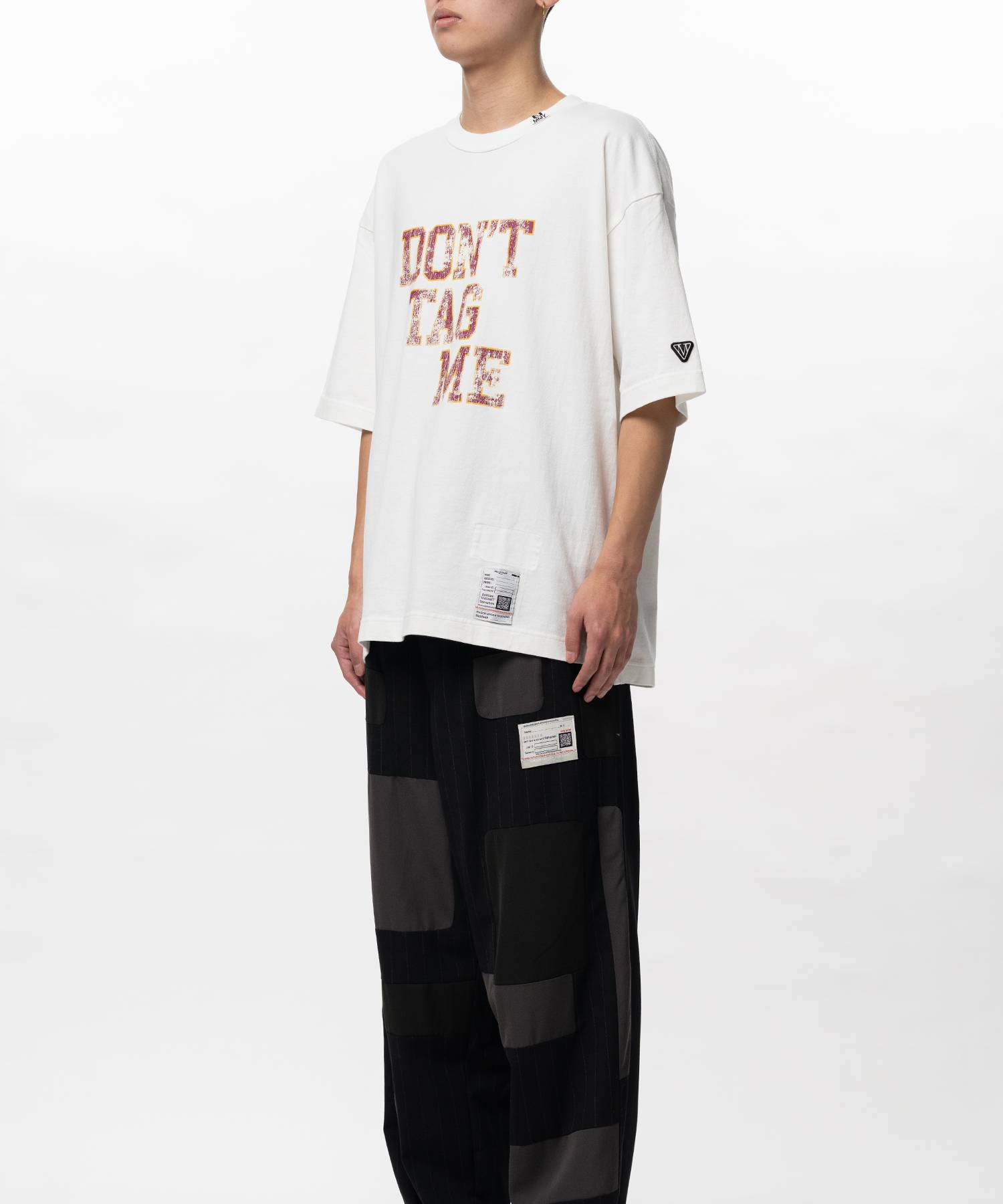  Áo Maison Mihara Yasuhiro Don't Tag Me Tee 'White' 