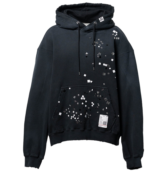  Áo Maison Mihara Yasuhiro  Embellished Hoodie 'Black' 