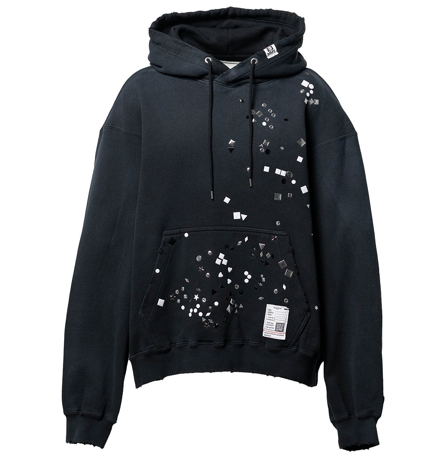  Áo Maison Mihara Yasuhiro  Embellished Hoodie 'Black' 