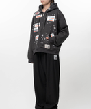  Áo Maison Mihara Yasuhiro Embellished Sticker 'Black' 