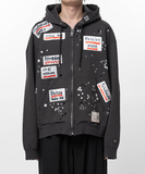 Áo Maison Mihara Yasuhiro Embellished Sticker 'Black' 