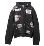  Áo Maison Mihara Yasuhiro Embellished Sticker 'Black' 