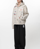  Áo Maison Mihara Yasuhiro Embellished Sticker 'White' 