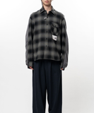  Áo Maison Mihara Yasuhiro Front Back Check 'Black Grey' 