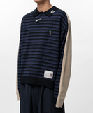  Áo Maison Mihara Yasuhiro Front Back Combined Knit 'Black' 