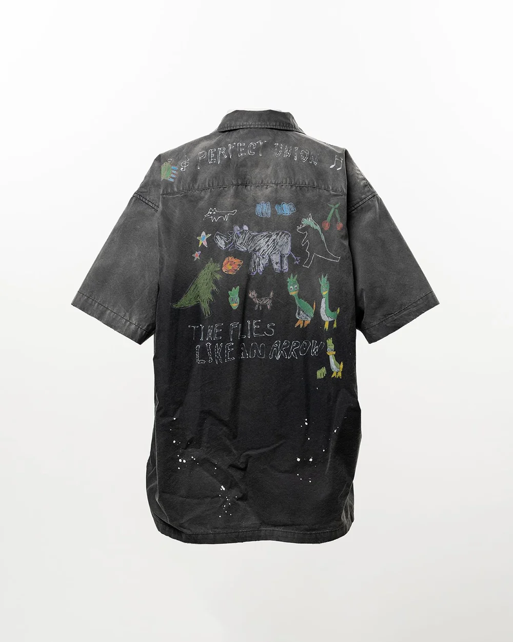 Áo Maison Mihara Yasuhiro Hand Print 'Black' 