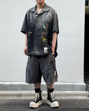  Áo Maison Mihara Yasuhiro Hand Print 'Black' 