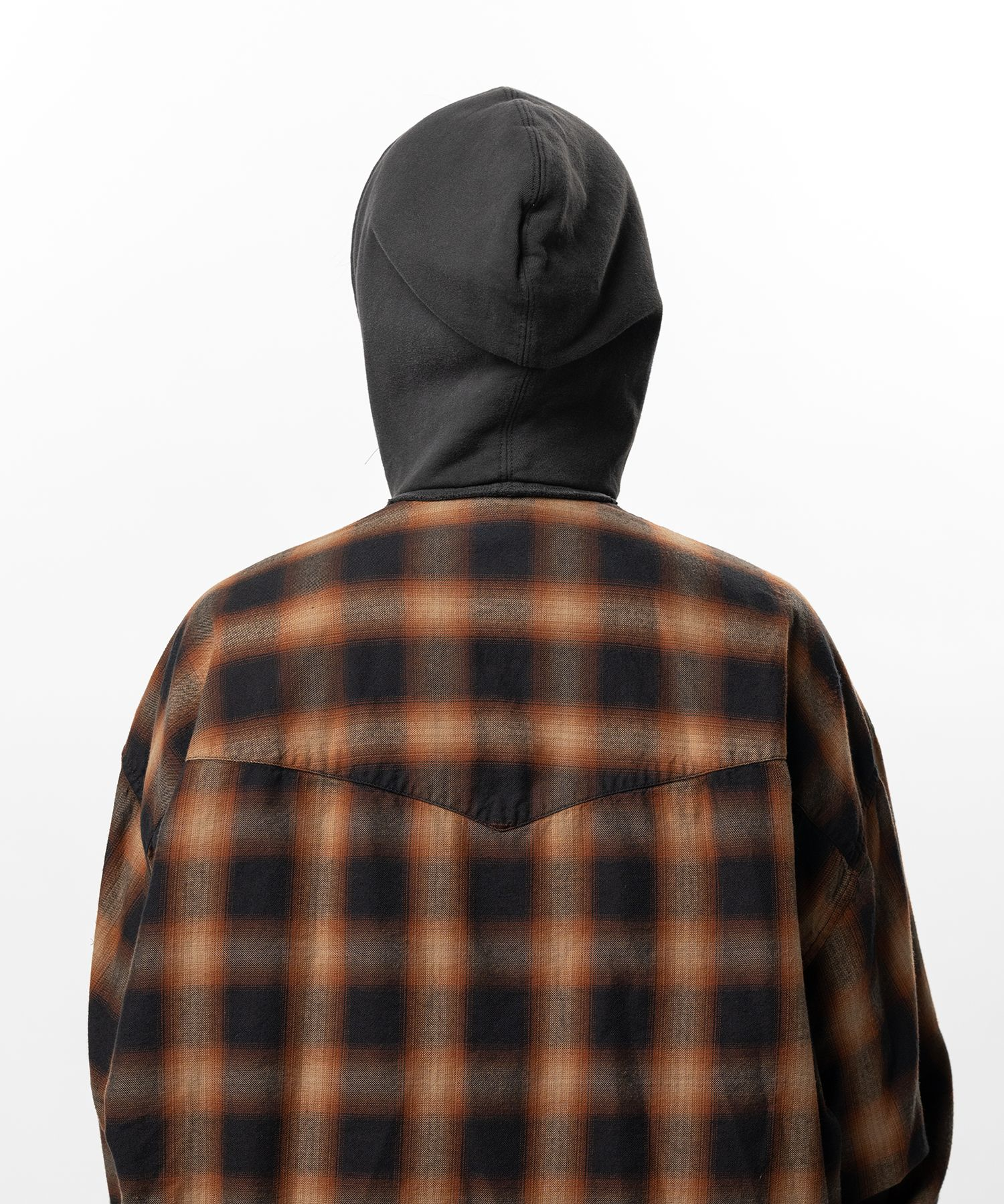  Áo Maison Mihara Yasuhiro Hoodie Shirt 'Brown' 