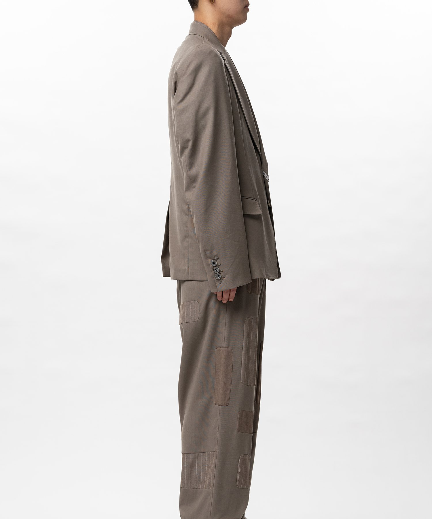  Áo Maison Mihara Yasuhiro Layered Jacket 'Beige' 