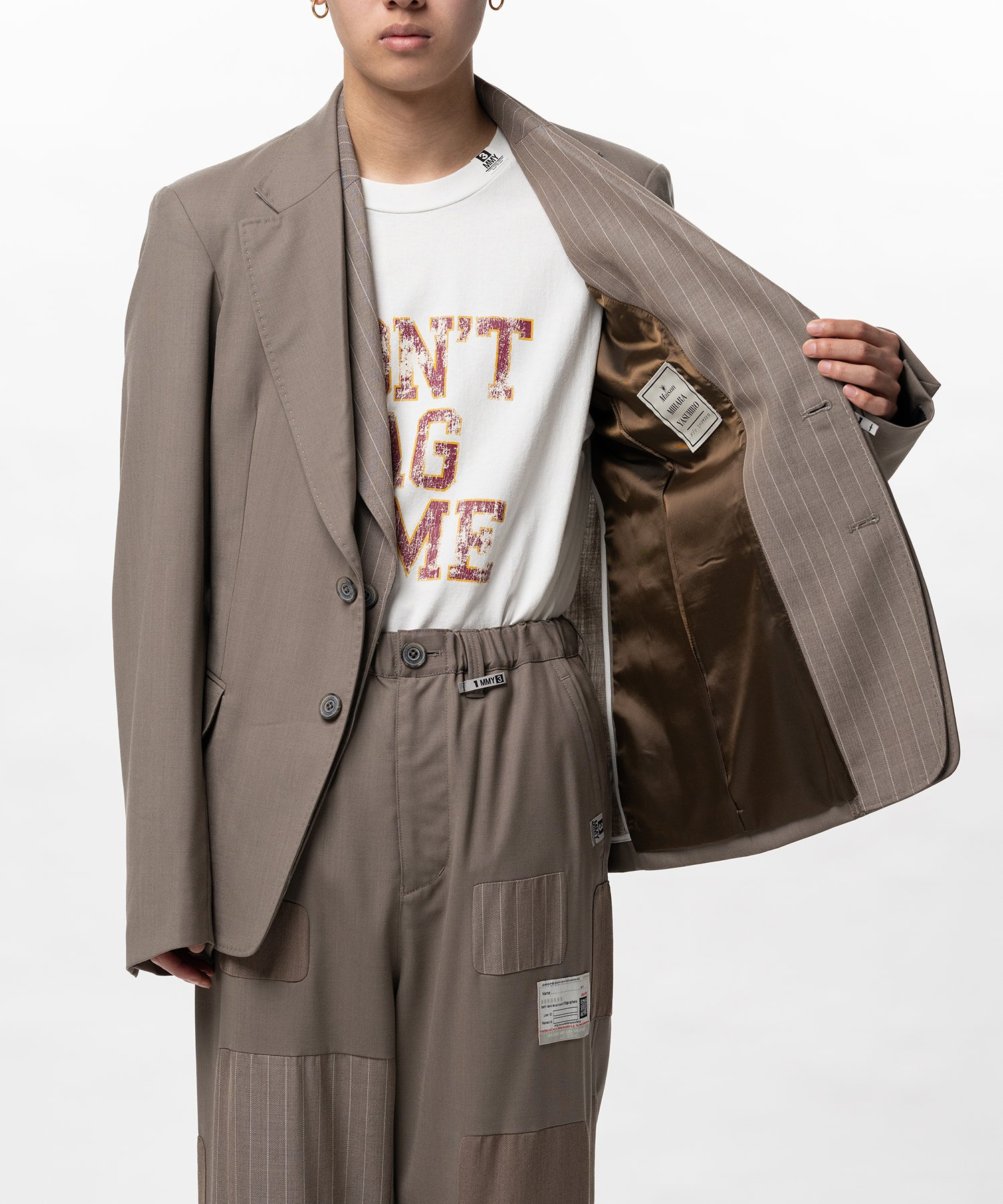  Áo Maison Mihara Yasuhiro Layered Jacket 'Beige' 