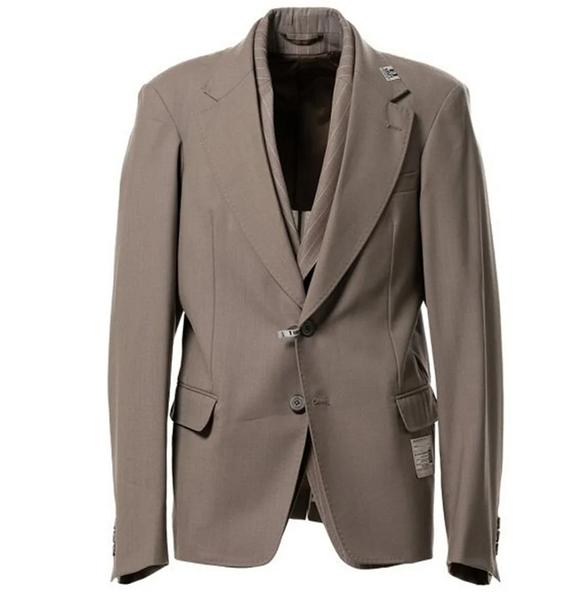  Áo Maison Mihara Yasuhiro Layered Jacket 'Beige' 
