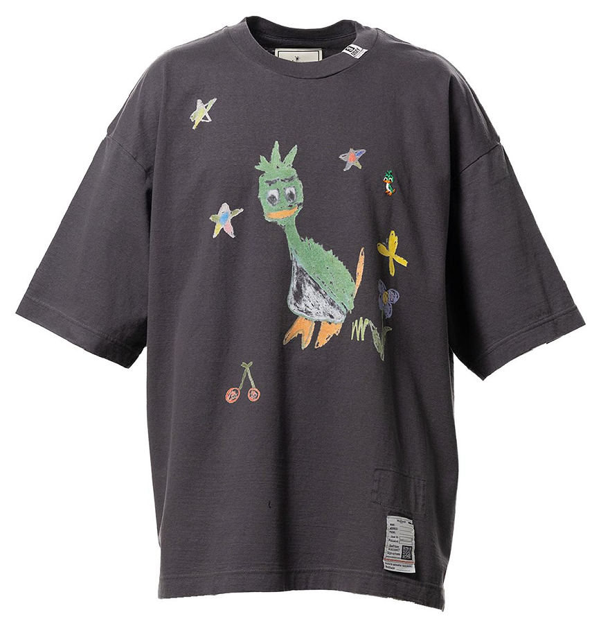  Áo Maison Mihara Yasuhiro Leon Doodle Printed 'Black' 