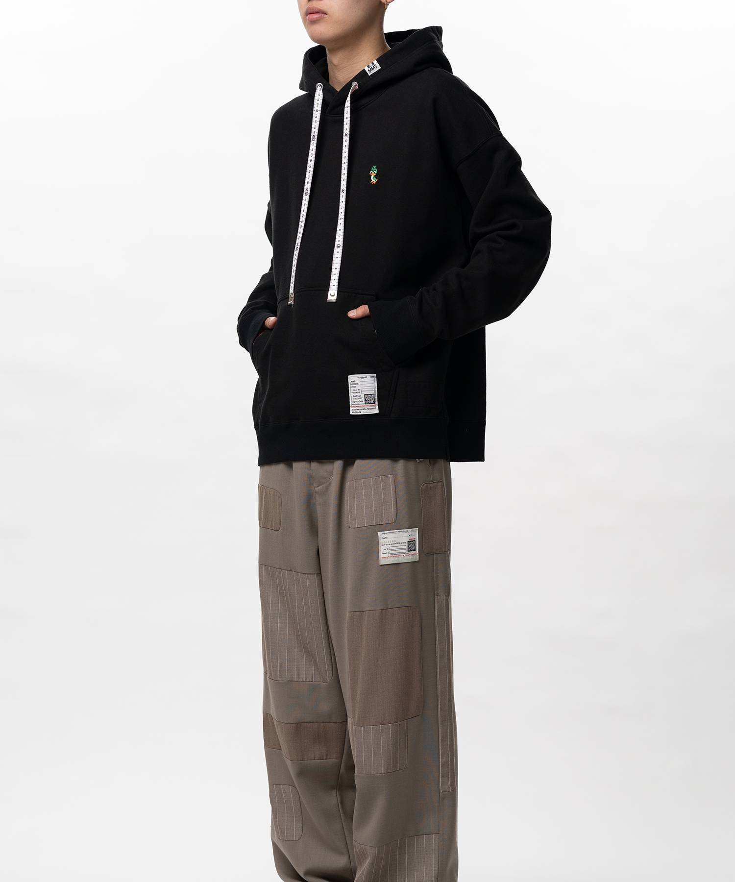  Áo Maison Mihara Yasuhiro Leon Embroidery 'Black' 