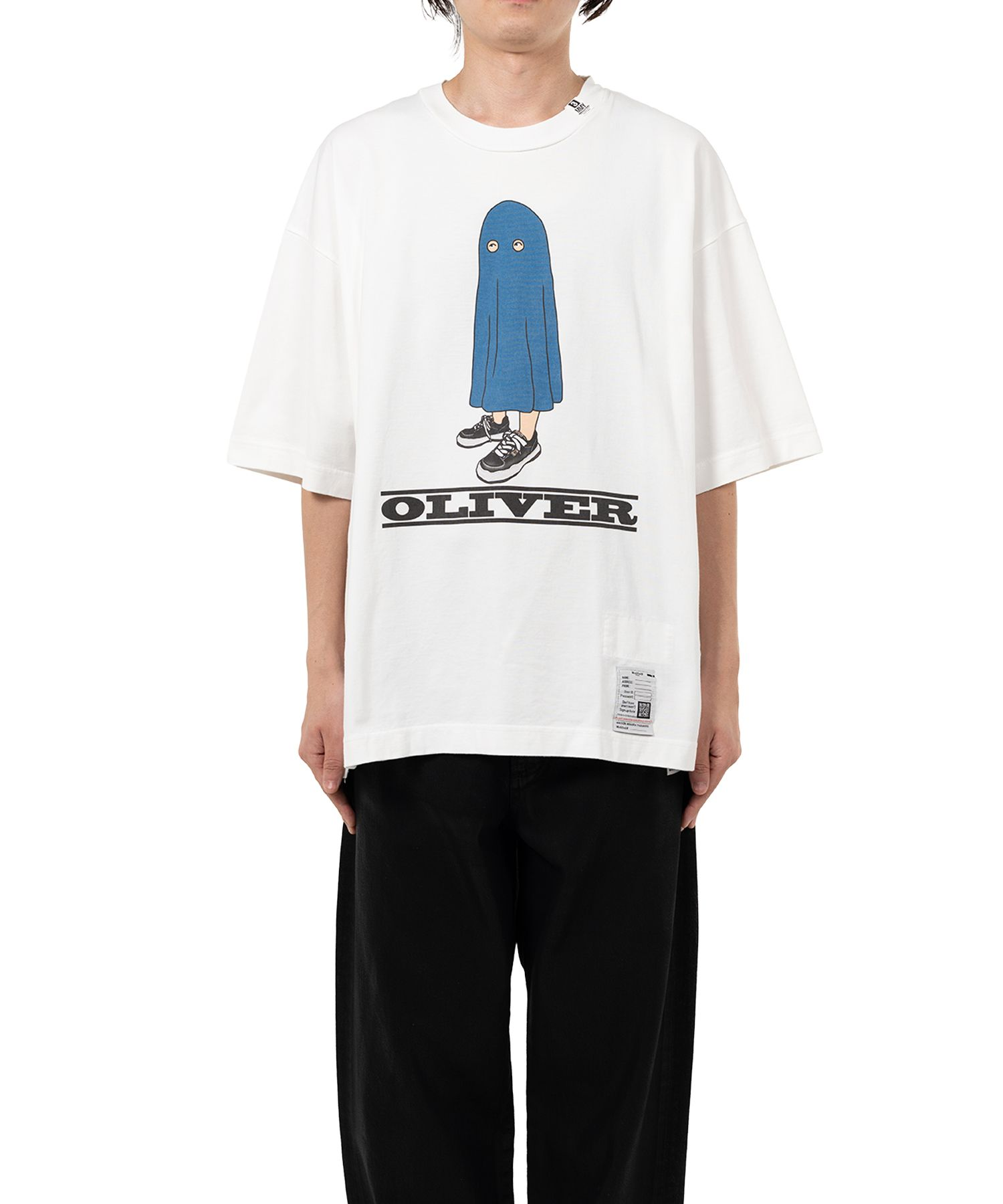  Áo Maison Mihara Yasuhiro Oliver Printed T-shirt 'White' 