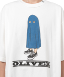  Áo Maison Mihara Yasuhiro Oliver Printed T-shirt 'White' 