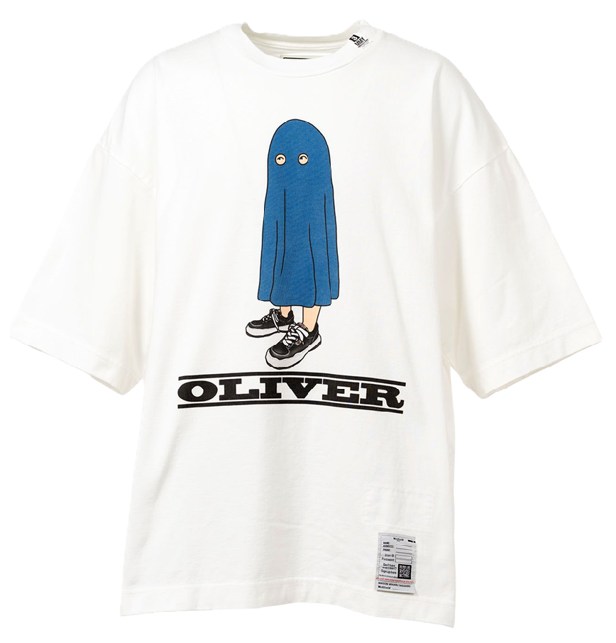  Áo Maison Mihara Yasuhiro Oliver Printed T-shirt 'White' 