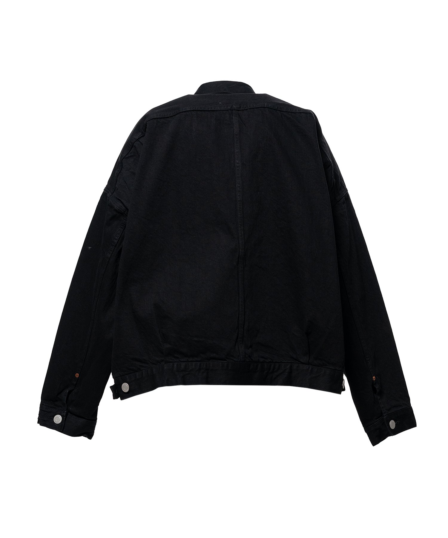  Áo Maison Mihara Yasuhiro One Washed Selvage Denim Jacket 'Black' 