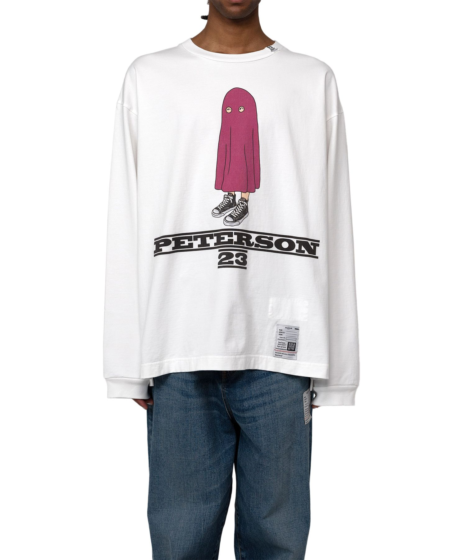  Áo Maison Mihara Yasuhiro Peterson23 Printed 'White' 
