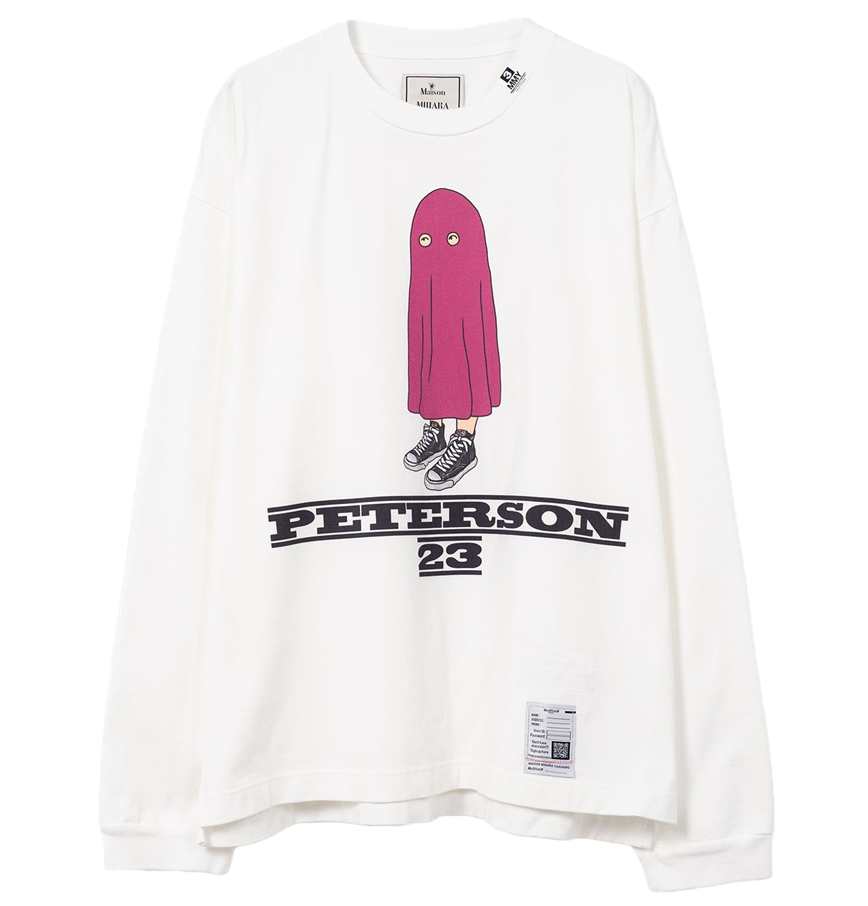  Áo Maison Mihara Yasuhiro Peterson23 Printed 'White' 