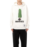  Áo Maison Mihara Yasuhiro Scott Printed Hoodie 'White' 