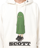  Áo Maison Mihara Yasuhiro Scott Printed Hoodie 'White' 