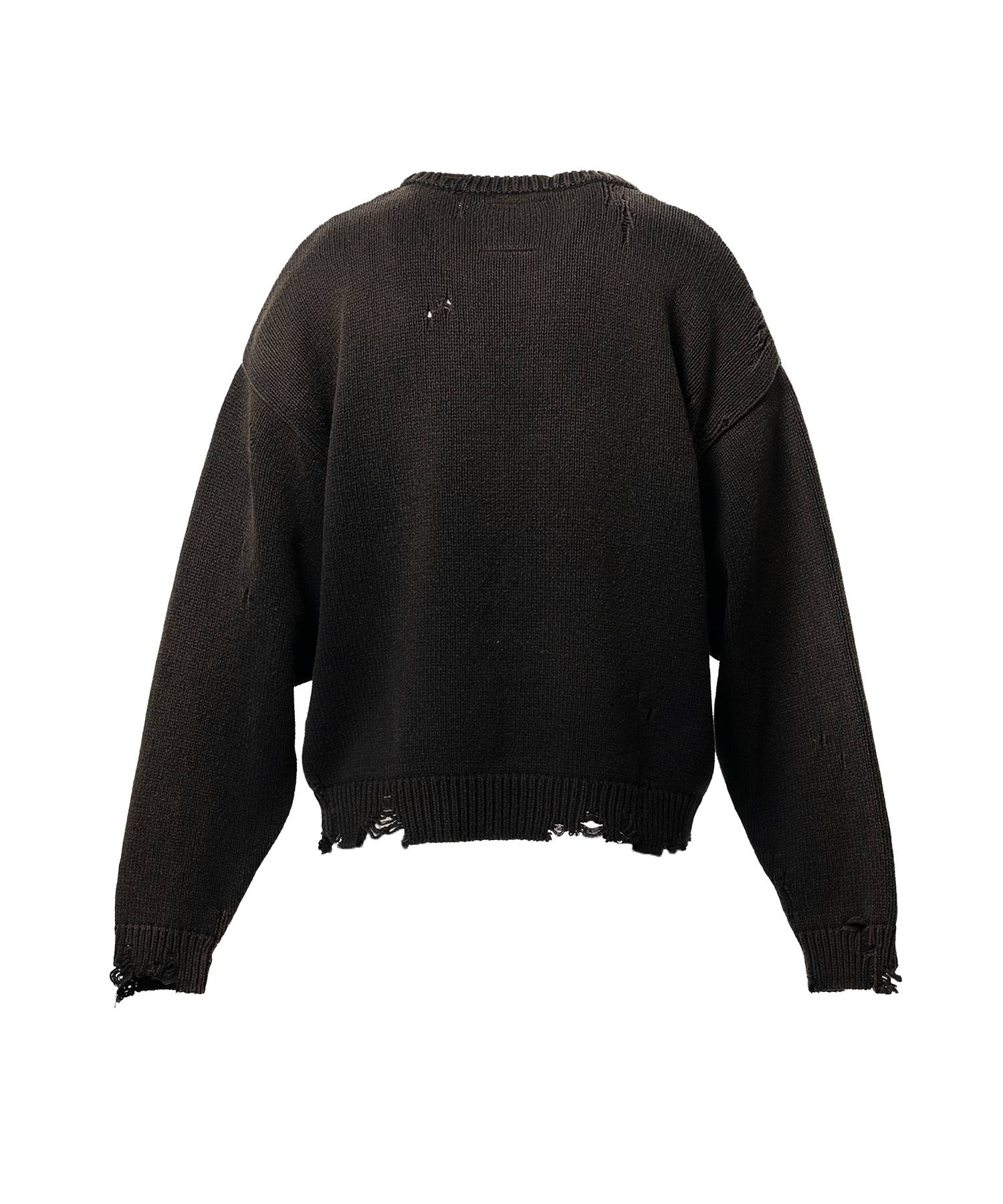  Áo Maison Mihara Yasuhiro Strawberry Jacquard Knit 'Black' 