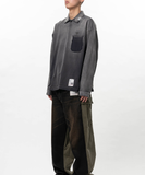  Áo Maison Mihara Yasuhiro Sun Faded Like Collared T-shirt 'Black' 