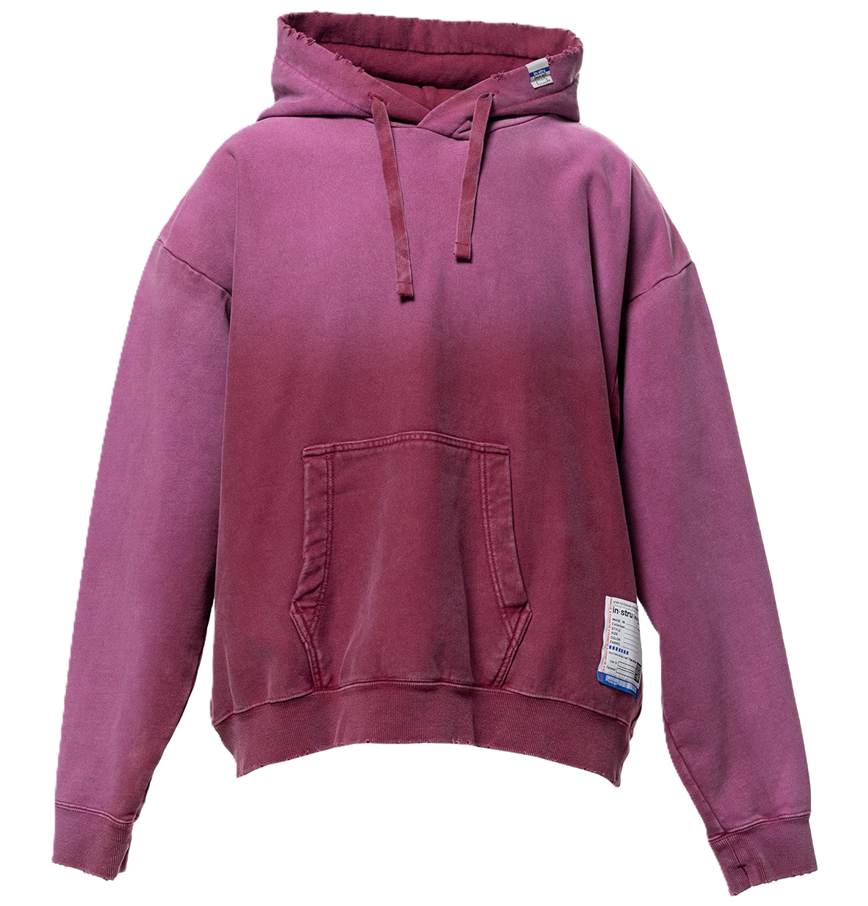  Áo Maison Mihara Yasuhiro Sun Faded Like Distressed Hoodie 'Pink' 