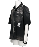 Áo Maison Mihara Yasuhiro Sun Faded Like Satin Shirt 'Black' 