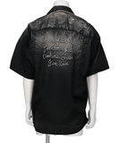  Áo Maison Mihara Yasuhiro Sun Faded Like Satin Shirt 'Black' 