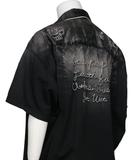  Áo Maison Mihara Yasuhiro Sun Faded Like Satin Shirt 'Black' 