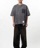  Áo Maison Mihara Yasuhiro Sun Faded Like V-neck T-shirt 'Black' 